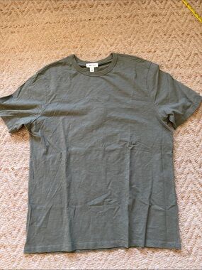 Mavi Men's Olive Green Short Sleeve Crewneck Tee
